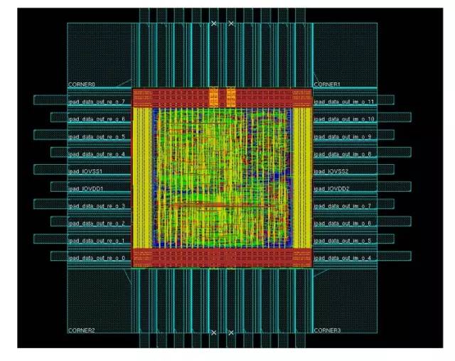 完成布局和走线后的电路示意图